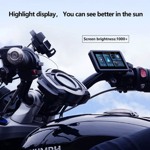 6.3 pouces Linux système moto navigation avec caméra Support Mobile Internet sans fil Carplay Android Auto sans fil Hicar - Product Image 3