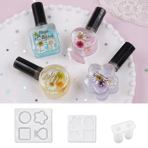 YS زجاجة الانجراف قلادة سلسلة المفاتيح سيليكون العفن الرمال المتحركة زجاجات الراتنج العفن ديي جميل تدفق زجاجة الرمال العفن - Product Image 3