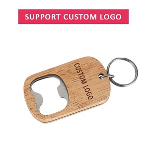 Tùy chỉnh bằng gỗ bia & mở chai với móc chìa khóa cho hộ gia đình sử dụng nhà bếp - Product Image 5
