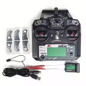 Flysky FS-i6X 10CH 2.4G Remote Control Transmitter and Receiver Plastic FPV <b>Drone</b> <b>Accessories</b> Made in China - Product Image 2