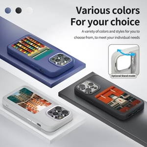 OEM App Chống-Ngón Tay HD 480*480 E Ink Màn Hình Hiển Thị Thông Minh Bìa Cho iPhone 16 13 14 15 Pro Max NFC TPU Điện Thoại Trường Hợp Mới Xu Hướng - Product Image 2