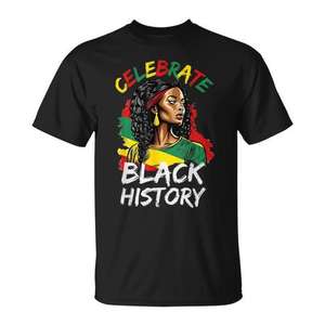 Celebre la Historia del Empoderamiento de los Derechos Civiles Africanos con Nuestra Camiseta Promocional Personalizable - Product Image 1