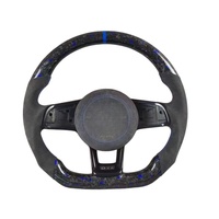 Volant en fibre de carbone avec palettes de changement de vitesse pour VW Golf GTI 7 7.5 Mk7 7,5 7R R Mk7R Audi A3 8V Jetta Tiguan Accessoires