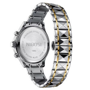 For 2608 Fashion Luxury Chronograph <b>Watch</b> for Men Stainless Steel 3BAR Water Resistant Luminous Date Quartz <b>Watch</b> Push Button - Product Image 6
