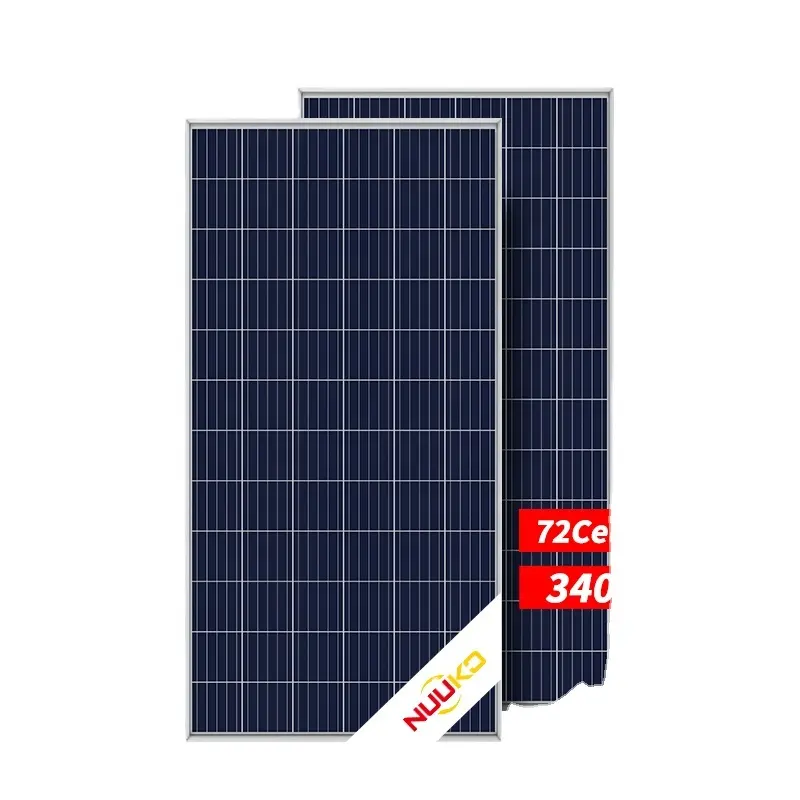 Nuuko poli 330W 72cells güneş panelleri 5BB 340Watt 330Watt 157mm hücreleri PV modülü