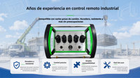 Télécommande radio sans fil pour grue, contrôleur de vitesse hydraulique industriel à joystick, système indépendant IP68 rechargeable