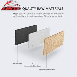 Tapis de sol pour Honda Civic Coupe 12-15, tapis de sol en velours beige, antidérapant, 4 pièces - Product Image 6