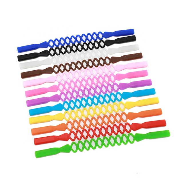 New Design 12 Colors Sport Glasses Cord Fashion Glasses Holder Strap Silicone Eyeglass Strap