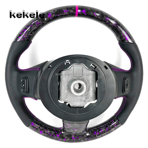 Volante di Alta Qualità Personalizzato in Fibra di Carbonio Forgiata Viola per <span class=keywords><strong>Fiat</strong></span> 500 - Product Image 5