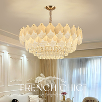 Lustre LED moderne de luxe à hauteur réglable, luminaire suspendu doré pour salon, salle à manger, restaurant, escalier