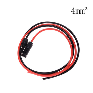   Câble d'<span class=keywords><strong>extension</strong></span> solaire, panneau solaire, connecteur double, câble solaire de 4 mètres carrés, fil de cellule solaire - Product Image 4