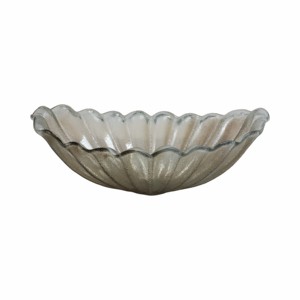 Ciotola ovale in vetro per tavolino da caffè e piano cucina, centrotavola decorativo di lusso - Product Image 1