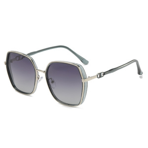 Lunettes de soleil pour femmes, rectangulaires, monture intégrale, polarisées, UV400, protection solaire tendance 2025 - Product Image 3