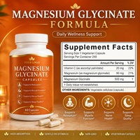 Capsules de glycinate de magnésium OEM ODM – Soutien anti-âge, sommeil réparateur, santé nerveuse – Marque privée pour adultes