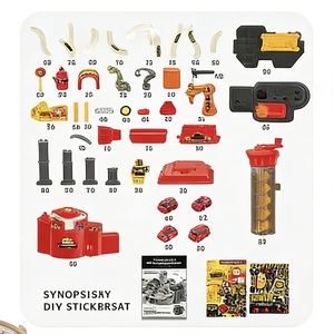 Juego <span class=keywords><strong>de</strong></span> Pista <span class=keywords><strong>de</strong></span> Carreras para Niños, 9 Niveles, 6 Botones, Manual, Sin Baterías, Juguete Educativo Mecánico, Autos <span class=keywords><strong>de</strong></span> ABS, Regalo para Niños <span class=keywords><strong>de</strong></span> <span class=keywords><strong>3</strong></span> Años en Adelante - Product Image 3