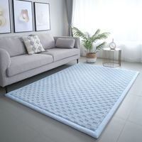Özel süper yumuşak dokunmatik yeni stil kalınlaşmak peluş Tatami halı ekstra büyük toksik olmayan bebek oyun matı bellek köpük emekleme paspası