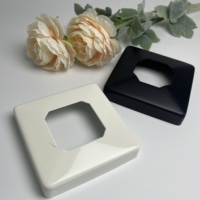 Couvre-pince de fixation en acier inoxydable pour verre de balustrade d'escalier et de balcon, surface mate, durable, anti-rayures, résistant à la rouille et à l'eau
