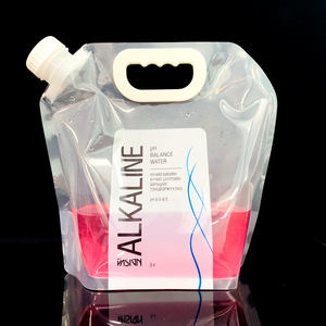 Custom Printing Design Large Capacity 5 Liters Doypack Portable Alkaline <b>Water</b> Bags Spout <b>Pouch</b> Liquid Packaging for Beverages - Product Image 2