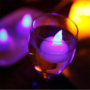 Romantic Valentine's Day Table Decoration <strong>Battery</strong> Operated Floating Water <strong>Sensor</strong> Led Candle <strong>Light</strong> - Product Image 2