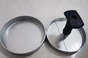 Venta al por mayor directa de fábrica <span class=keywords><strong>a</strong></span> precios bajos: Kit de prensa para hamburguesas de aluminio antiadherente, herramienta para hacer hamburguesas de <span class=keywords><strong>carne</strong></span> y aves. - Product Image 6