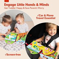 Livre sensoriel Montessori sur le thème de la ferme pour l'éducation précoce, développement de la motricité fine, jouet sensoriel 3D en feutre avec marionnettes à doigts pour tout-petits