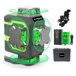 Niveau laser à faisceau vert extérieur 16 lignes 4X360 °   Kit combiné d'outil de niveau à fonction de calibrage automatique précis à lignes croisées LG-4DS - Product Image 1
