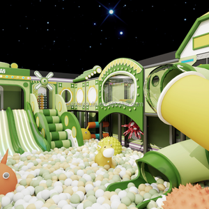 Sân chơi trong nhà bóng hồ bơi với 20,000 quả bóng nhựa thân thiện với môi EPE bọt sân chơi Đường Hầm và trượt Combo - Product Image 4