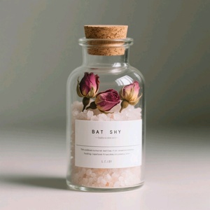 Hot Sale SPA Natural Orgânico Rosa Mar Cristal Soak Lavanda Relaxante Açafrão Sal Esfoliante Whitening SkinCare Banho Sal - Product Image 1