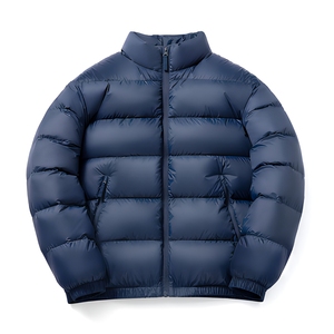 Mens Winter Coated <b>Stand</b> Front Eco-Friendly Heavy <b>Weight</b> Puffer Jacket Wholesale Custom OEM Service for US Streetwear Labels - Product Image 1