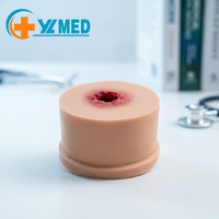 Material de Entrenamiento Médico para Simulación de Heridas de Bala y Sangrado en la Práctica de Primeros Auxilios y Cuidado de Heridas Abiertas, con Certificación CE/ISO