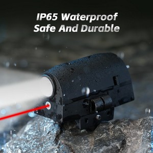مصباح يدوي تكتيكي مطبوع من زومفاير بتقنية الليزر، مدى طويل، مصباح LED صغير، تصنيف IP65، مسافة ليزر 400 متر، ضوء أبيض بارد - Product Image 5