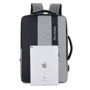 Sac à dos pour ordinateur portable de voyage d'affaires de mode OEM, sac à dos décontracté personnalisé pour hommes, grande capacité, Oxford, imperméable, Mochilas avec USB - Product Image 2