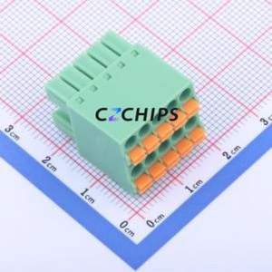 KF2EDGKNH-3.5-2*5P Plug-in Terminal Block P=3.5mm Connector ( Connector Type: Male Plug )( Construction: 2x5P )( Pitch: 3.5mm ) - Product Image 1