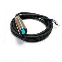 Sensor Proximitas Refleksi Difus Laser Fotoelektrik Lipoo NKF-JM18050NS Tipe NPN NO/NC Cangkang Logam Jarak Deteksi 50CM