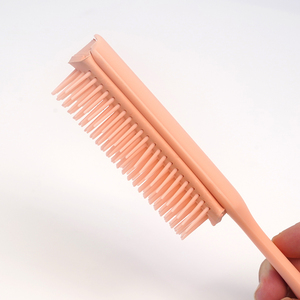 <span class=keywords><strong>Denman</strong></span>-cerdas suaves para mujer, 9 filas, Logo personalizado, Color rosa, Pin rizado de nailon, <span class=keywords><strong>cepillo</strong></span> de pelo para desenredar - Product Image 3