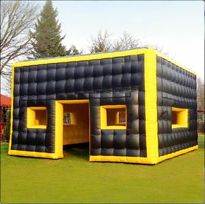 Grande maison gonflable personnalisée pour usage commercial, bâtiment gonflable en PVC avec lumières LED pour la promotion de la publicité extérieure - Product Image 1