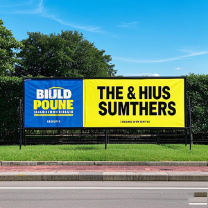 <strong>Custom</strong> <strong>Large</strong> Size Outdoor Fence Vinyl <strong>Banner</strong> with Digital Print Grommets &amp; PVC Flex Advertising <strong>Custom</strong> Color Print - Product Image 1