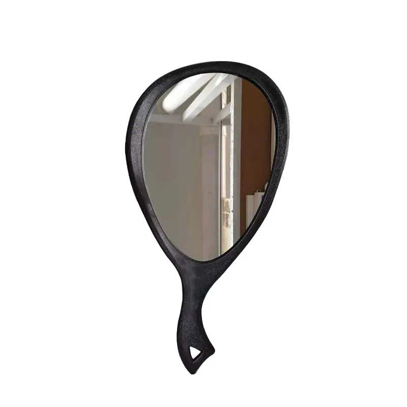Cermin Pegangan Besar untuk Rias Cermin Salon Kecantikan untuk Cermin Kamar Mandi Portabel
