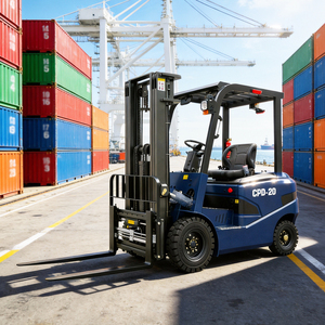 מלגזה חשמלית מיני 2 טון, סוללה מלאה 24V 36V 48V 60V, מלגזה קטנה 1-5 טון לטיפול וארגון סחורות - Product Image 1