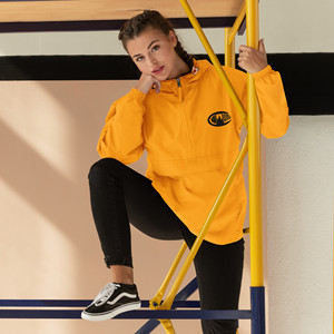 Giacca in Pelle con Cappuccio Ricamata For Champion - Stile College Impermeabile per la Primavera - Product Image 2