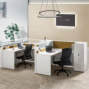 Estaciones de <span class=keywords><strong>Trabajo</strong></span> de Oficina Personalizadas para Equipos de 2, 4 y 6 Personas, Escritorios Modulares con Privacidad para <span class=keywords><strong>Call</strong></span> <span class=keywords><strong>Center</strong></span>, Uso en Oficinas de Diseño Abierto - Product Image 1