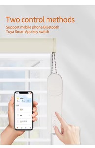 Motor de Persianas Automáticas Electrónicas para Oficina, Abridor de Cortinas Controladas por Bluetooth, Rodillo de Cadena, Tela Romana, Abridor de Persianas, 2 Unidades - Product Image 6