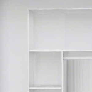 <span class=keywords><strong>Armoire</strong></span> avec 3 tiroirs, 3 stratifiés, 1 tringle à vêtements, 200 * Largeur 140 * <span class=keywords><strong>Profondeur</strong></span> <span class=keywords><strong>40</strong></span> cm, Blanc - Product Image 4