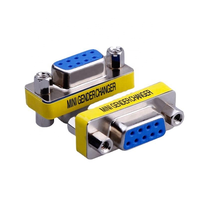 Adaptateur de conversion DB9 FF femelle-femelle 9 broches vers 9 broches, connecteur série RS232 pour home cinéma