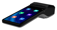Terminal POS Portátil con Impresora de 58 mm y Escáner de Código de Barras 2D, POS Móvil Android con GMS