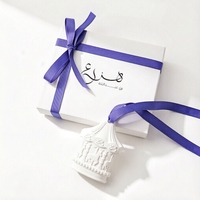 Diffuseur de parfum suspendu pour voiture et armoire, désodorisant en céramique, plâtre aromatique, fleur en porcelaine, huile parfumée, logo personnalisé