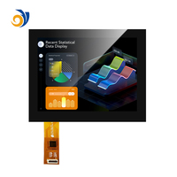 5,7 Zoll RGB-Schnittstelle TFT LCD-Bildschirmmodul 640x480 Auflösung IPS-Panel PCAP Kapazitives Golden Vision LCD-Anzeigemodul
