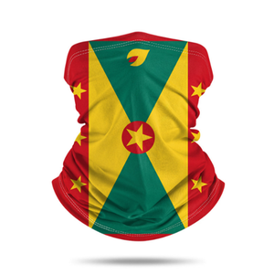 <span class=keywords><strong>Cache</strong></span>-<span class=keywords><strong>cou</strong></span> tubulaire de haute qualité à motif drapeaux d'Haïti, de la Guyane, de Cuba, de Grenade et de la Colombie, personnalisable, pour le sport, vente en gros - Product Image 5