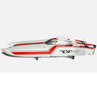 Grand bateau à Jet de course, moteur à essence 30CC, en Fiber de verre, bateaux ARTR avec système Radio Servos 70 km/h, DTRC G30E, bateau à essence télécommandé