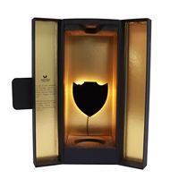 Boîte en papier pour bouteilles de vin rouge whisky de qualité supérieure avec logo personnalisé Carton de sublimation Vin spécial de luxe avec fonctions d'éclairage LED